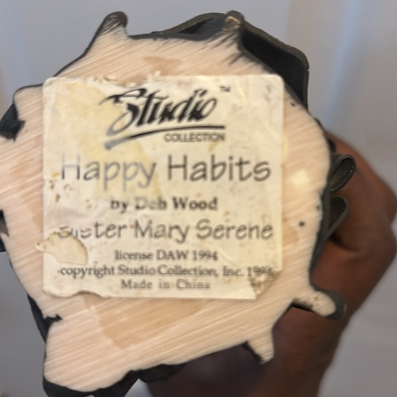 Happy Habits noon Sister Mary Serene Figurine Deb Wood Studio Collection - Picture 6 of 7